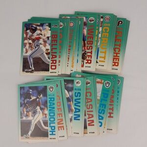 Vintage 1992 Fleer MLB Baseball Cards Big Stack
